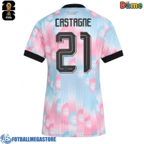 Fotballdrakt Dame Belgia Timothy Castagne #21 Bortedrakt VM 2026 Kortermet